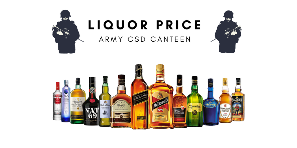 Army Canteen Price List Liquor